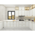 Custom Plywood Melamine Flat Pack White Kitchen Cabinet